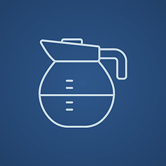 Image showing Carafe line icon.