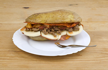 Image showing Potato Sandwich