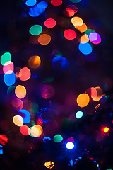 Image showing New year bokeh background