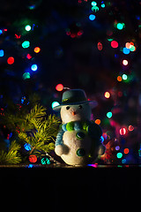 Image showing New year bokeh background