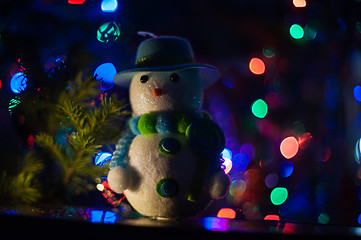 Image showing New year bokeh background