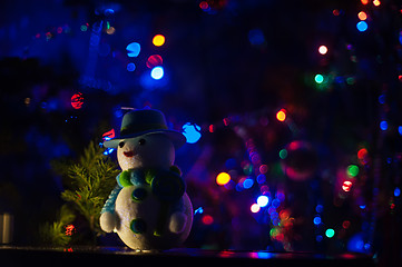 Image showing New year bokeh background