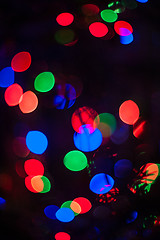 Image showing New year bokeh background
