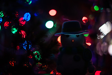 Image showing New year bokeh background