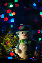 Image showing New year bokeh background