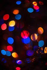 Image showing New year bokeh background