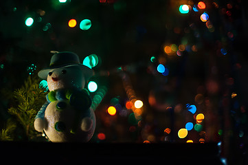 Image showing New year bokeh background