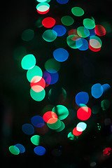 Image showing New year bokeh background