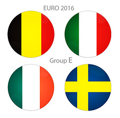 Image showing Euro cup group E