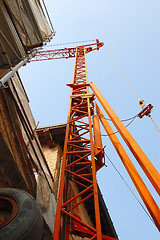 Image showing crane,close up