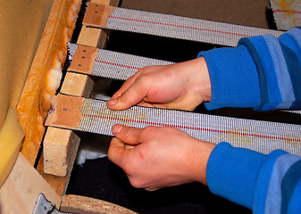 Image showing hands,repairing