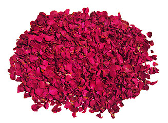 Image showing Dried red roses