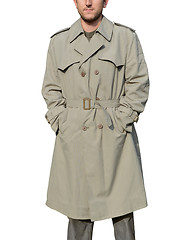 Image showing Male trench coat