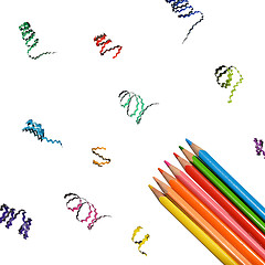 Image showing Colored pencils