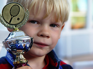 Image showing little proud champion