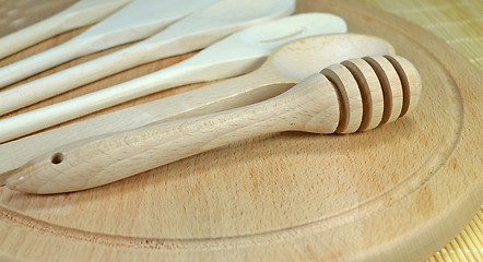 Image showing Wooden spoons