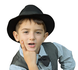 Image showing Kid speaking