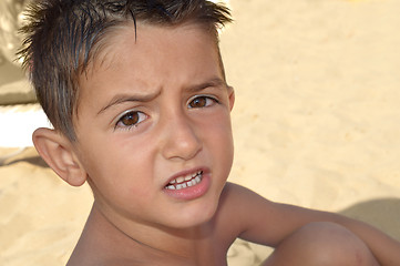 Image showing Angry child