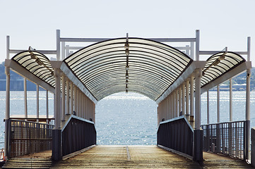 Image showing Empty wharf