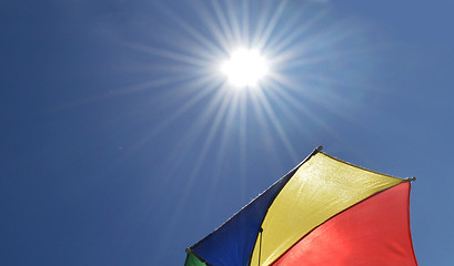 Image showing Sun umbrella