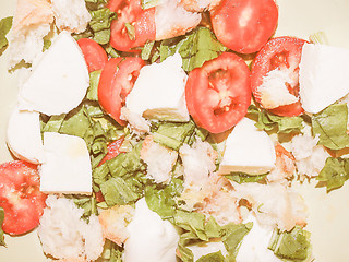 Image showing Retro looking Tomato salad