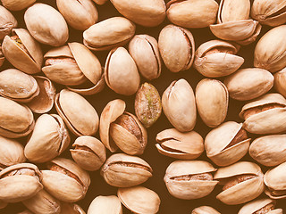 Image showing Retro looking Pistachios picture