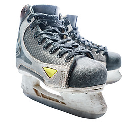 Image showing Hockey skate. Ice-skate isolated