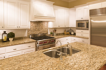 Image showing Beautiful Custom Kitchen Interior