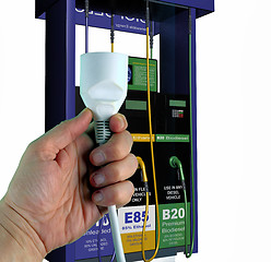 Image showing Biofuel versus electric 