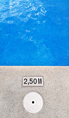 Image showing Swimming pool background