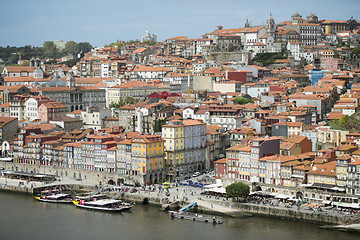 Image showing EUROPE PORTUGAL PORTO RIBEIRA OLD TOWN DOURO RIVER