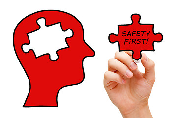 Image showing Safety First Puzzle Head Concept