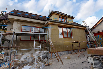 Image showing Construction or repair of the rural house