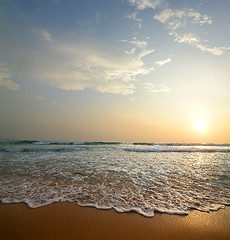 Image showing Coast of the ocean