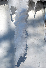 Image showing icicle snow month of January