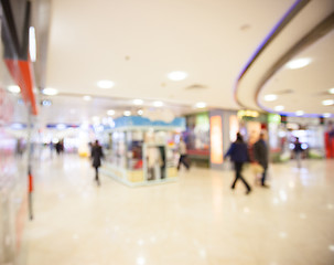 Image showing Passage in shop out of focus