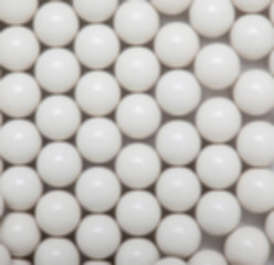 Image showing white balls background