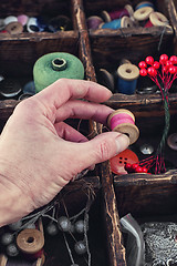 Image showing Tools for needlework