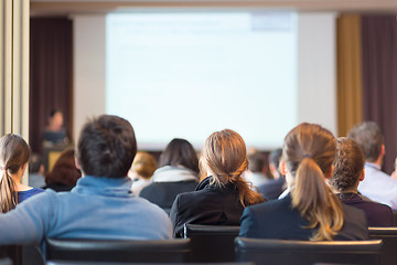 Image showing Audience in the lecture hall.