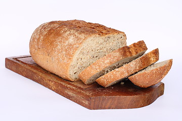 Image showing Bread on cutting board