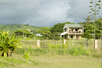 Image showing house in jungle montanita ecuador