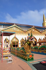 Image showing Sculpture at the Thai temple Wat Chayamangkalaram