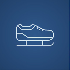 Image showing Skate line icon.