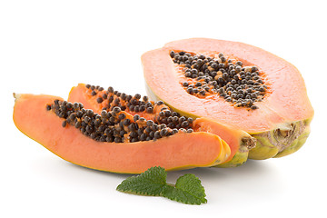 Image showing Fresh and tasty papaya