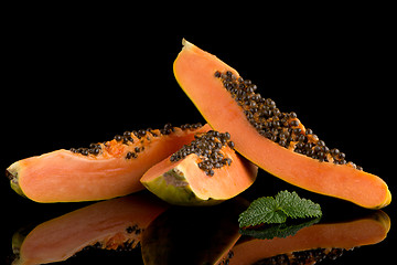 Image showing Fresh and tasty papaya