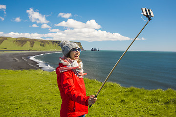 Image showing A selfie in Iceland