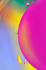 Image showing abstract oil drops 