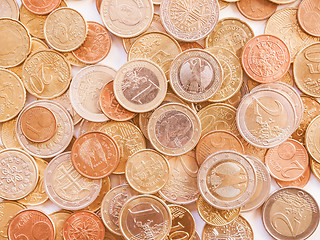 Image showing  Euro coin vintage