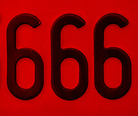 Image showing Number 666