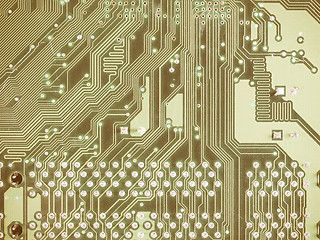 Image showing  Printed circuit background vintage